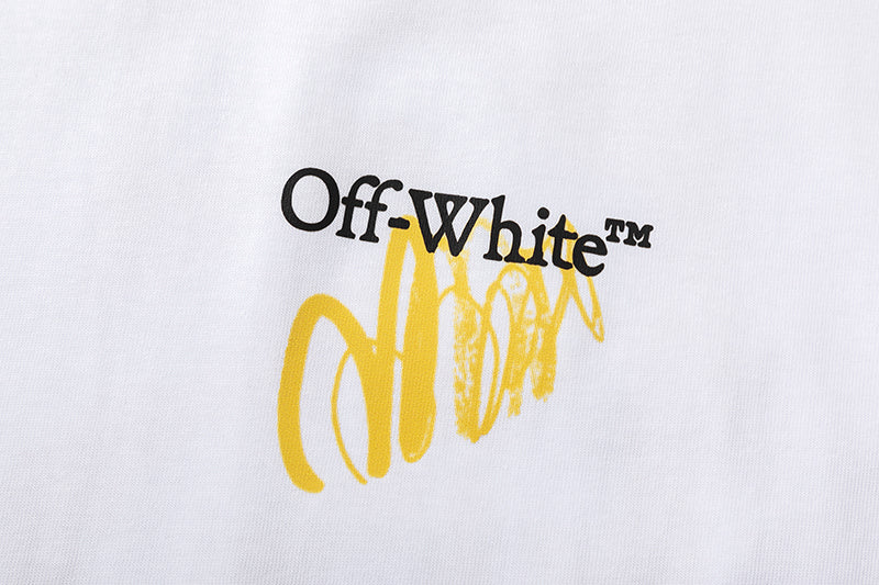 OFF-WHITE Cotton Short-sleeved T-shirt 9065