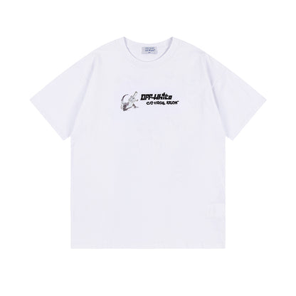 OFF-WHITE Cotton Short-sleeved T-shirt9063