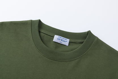 OFF-WHITE Cotton Short-sleeved T-shirt 9021