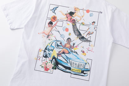 OFF-WHITE Cotton Short Sleeve T-Shirt 9017