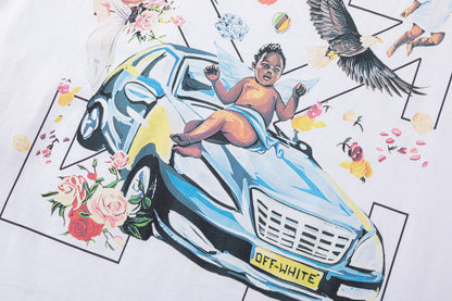 OFF-WHITE Cotton Short Sleeve T-Shirt 9017