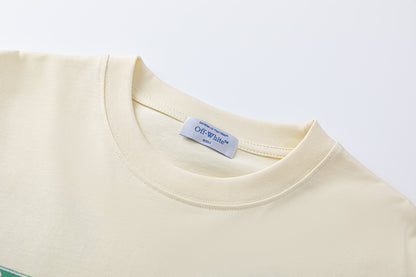 OFF-WHITE Cotton Short-sleeved T-shirt 9015