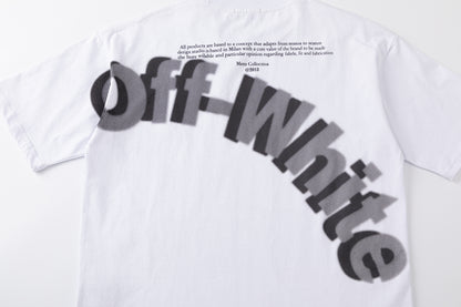 OFF-WHITE Cotton Short-sleeved T-shirt 9026