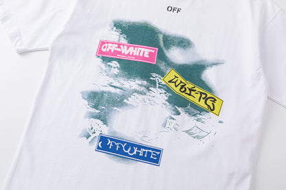 OFF-WHITE Cotton Short-sleeved T-shirt 9020