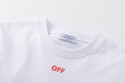OFF-WHITE Cotton Short Sleeve T-Shirt 9024