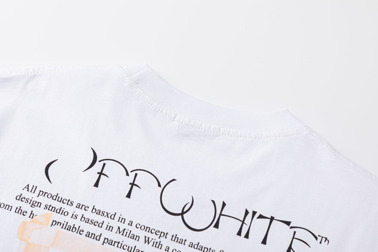 OFF-WHITE Cotton Short-sleeved T-shirt 9025