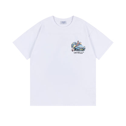 OFF-WHITE Cotton Short Sleeve T-Shirt 9017