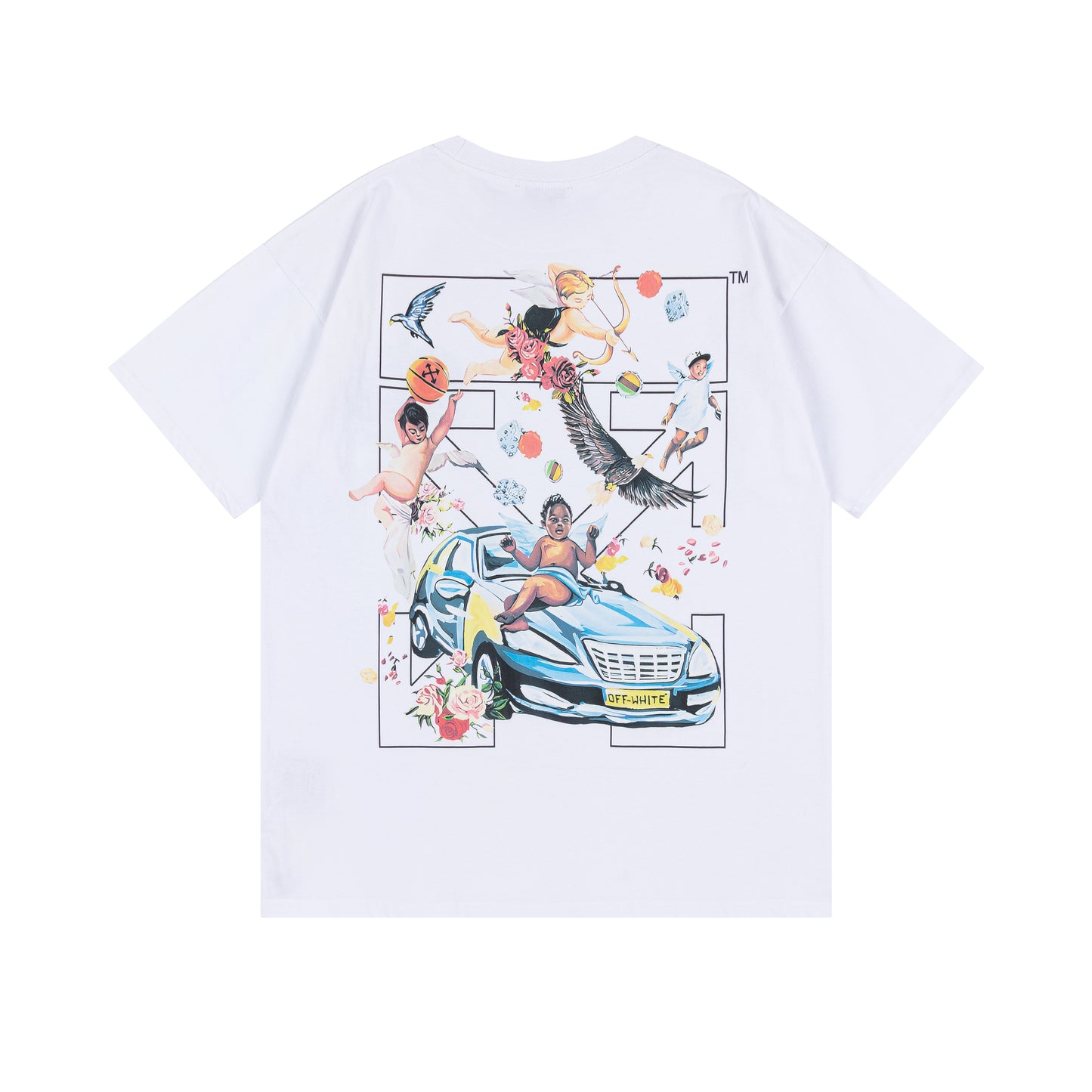 OFF-WHITE Cotton Short Sleeve T-Shirt 9017