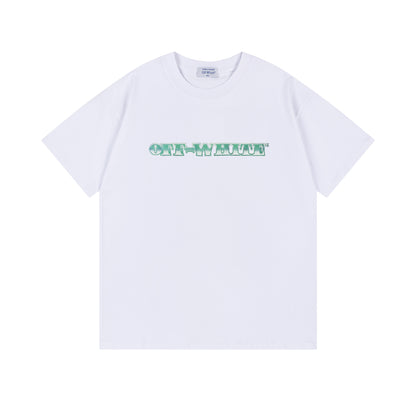 OFF-WHITE Cotton Short-sleeved T-shirt 9015