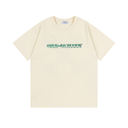 OFF-WHITE Cotton Short-sleeved T-shirt 9015