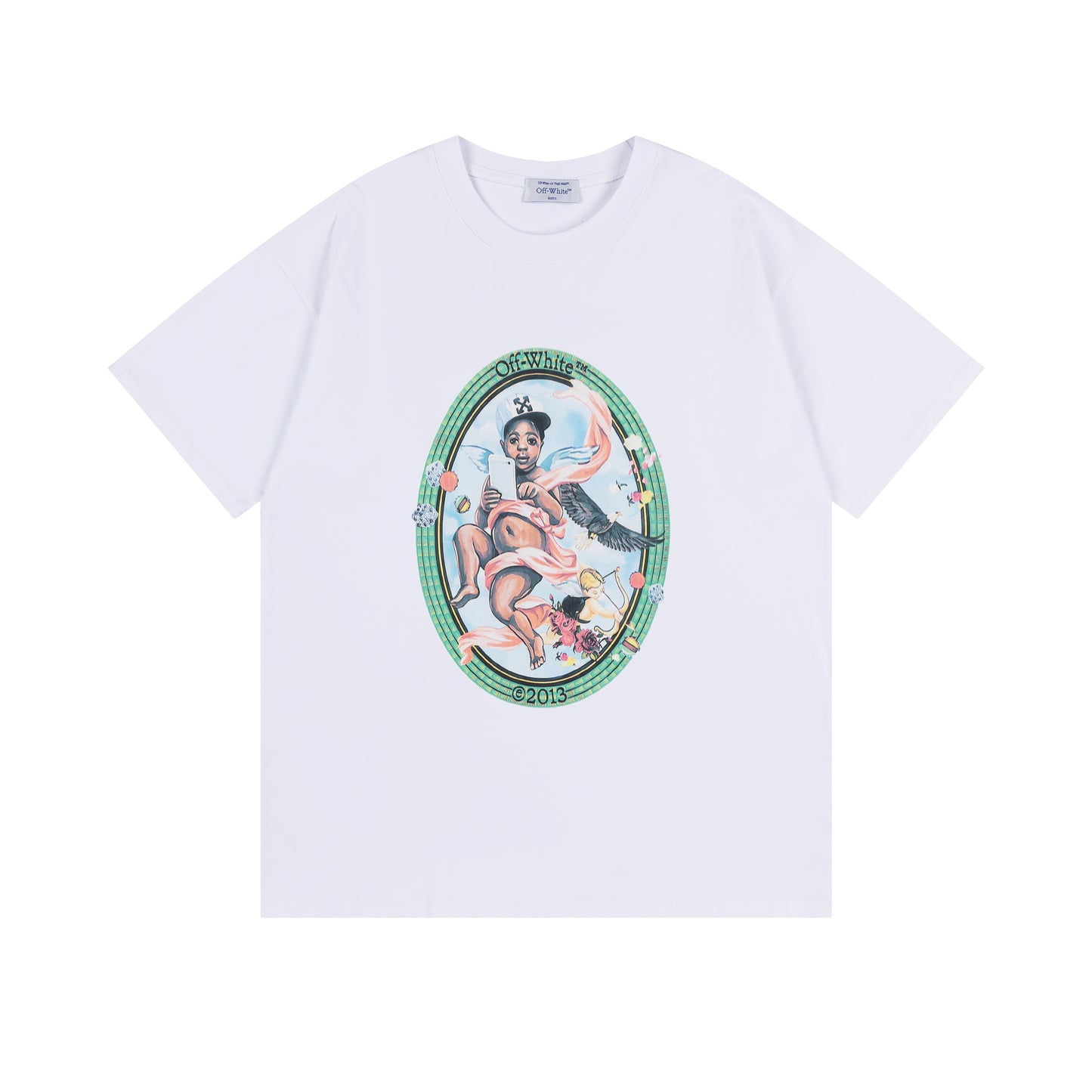 OFF-WHITE Cotton Short-Sleeved T-Shirt 9013
