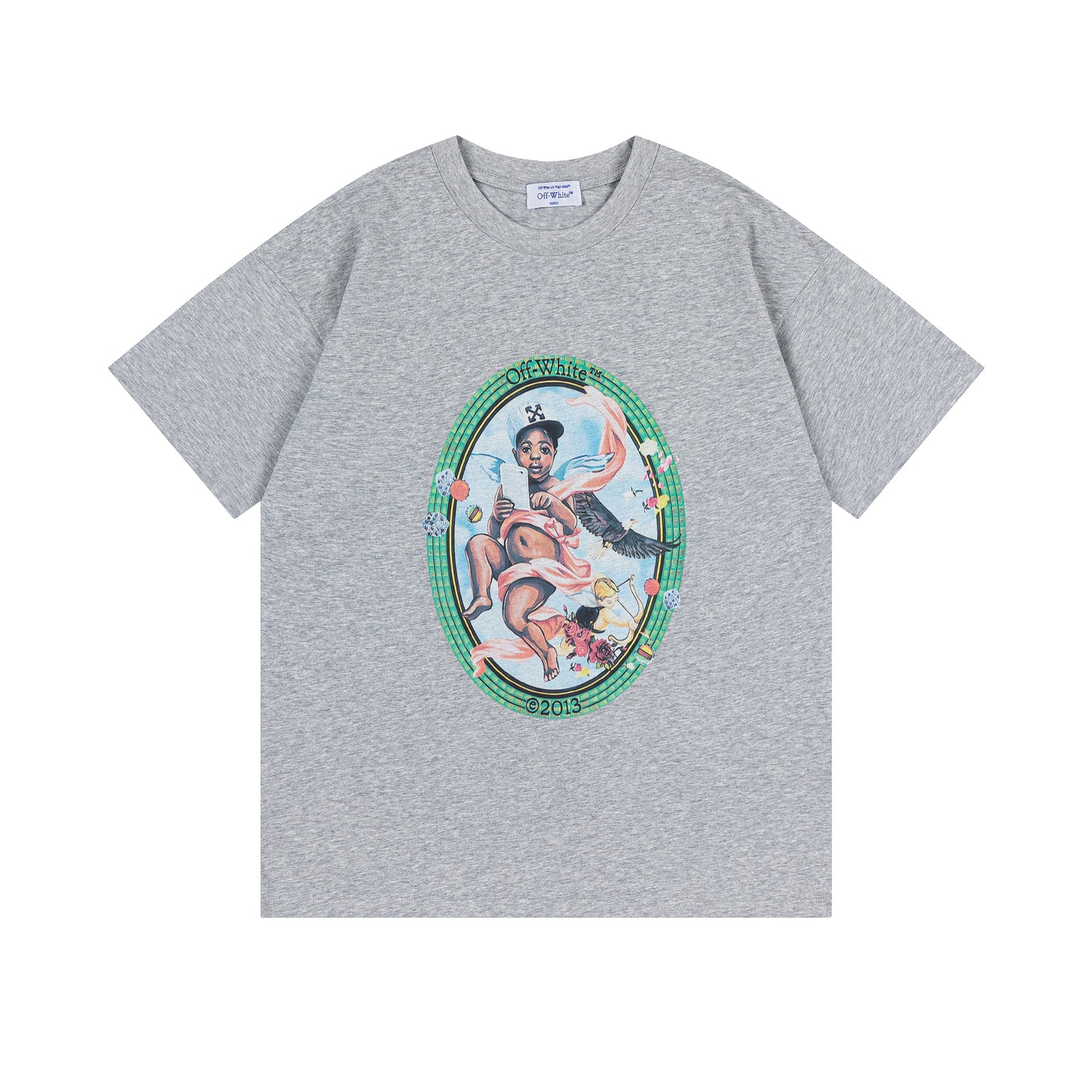 OFF-WHITE Cotton Short-Sleeved T-Shirt 9013