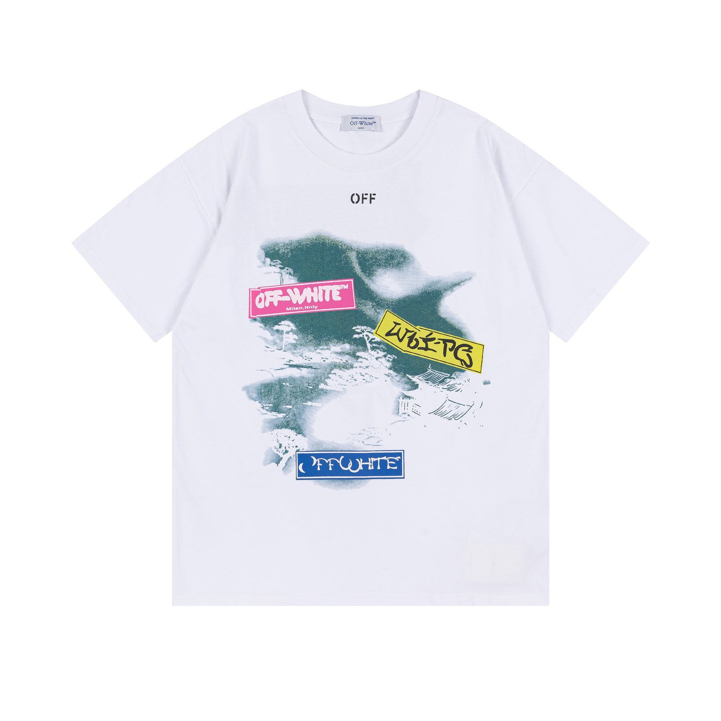 OFF-WHITE Cotton Short-sleeved T-shirt 9020
