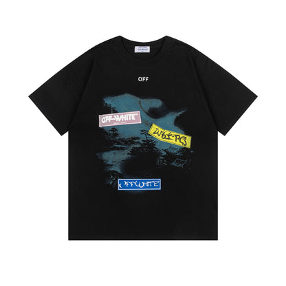 OFF-WHITE Cotton Short-sleeved T-shirt 9020