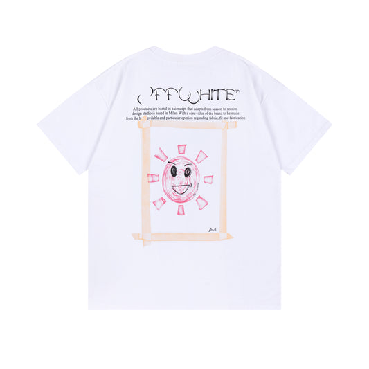 OFF-WHITE Cotton Short-sleeved T-shirt 9025