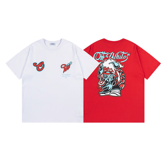 OFF-WHITE Cotton Short-sleeved T-shirt 9003