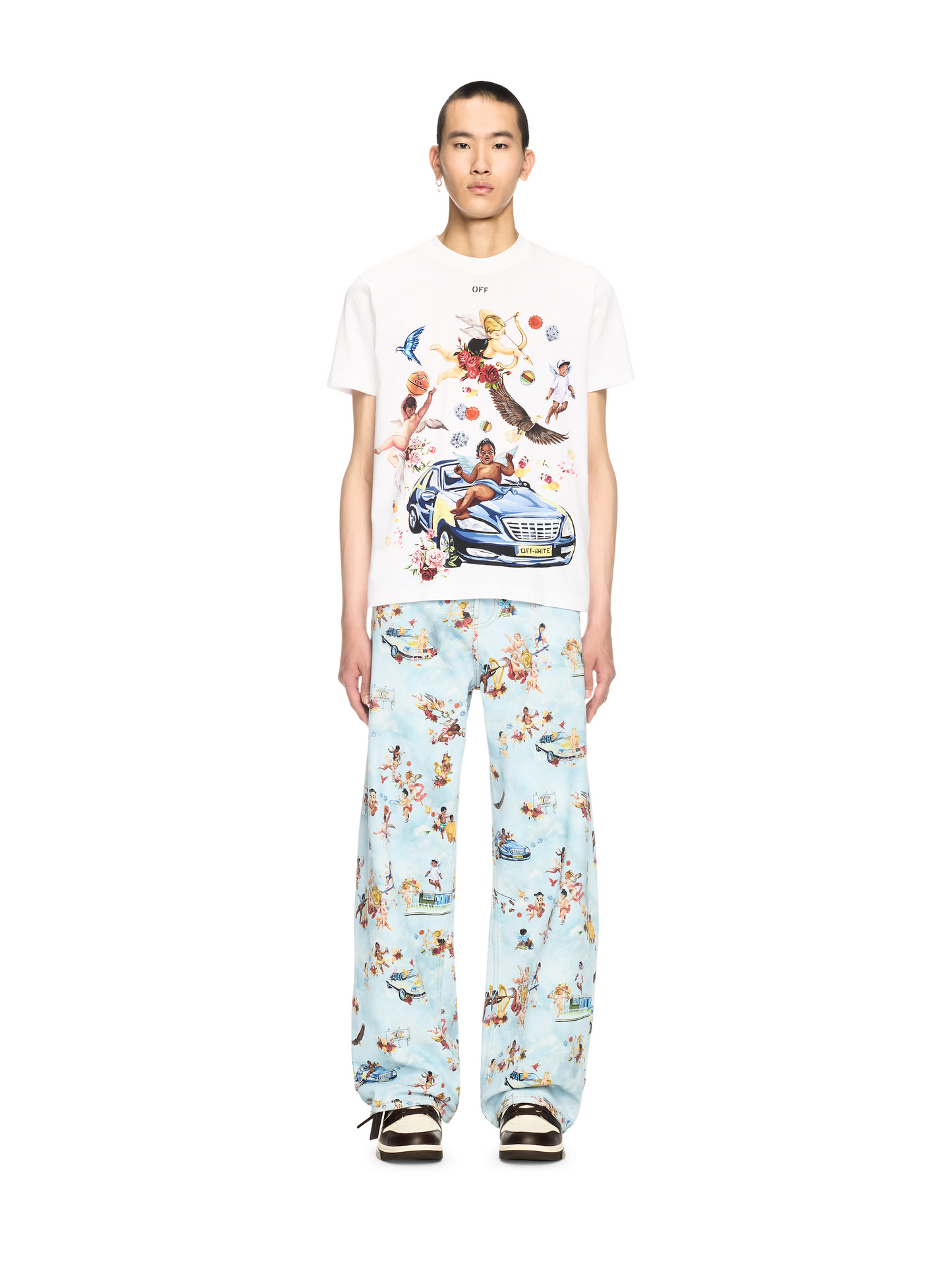 OFF-WHITE Cotton Short-sleeved T-shirt 9031