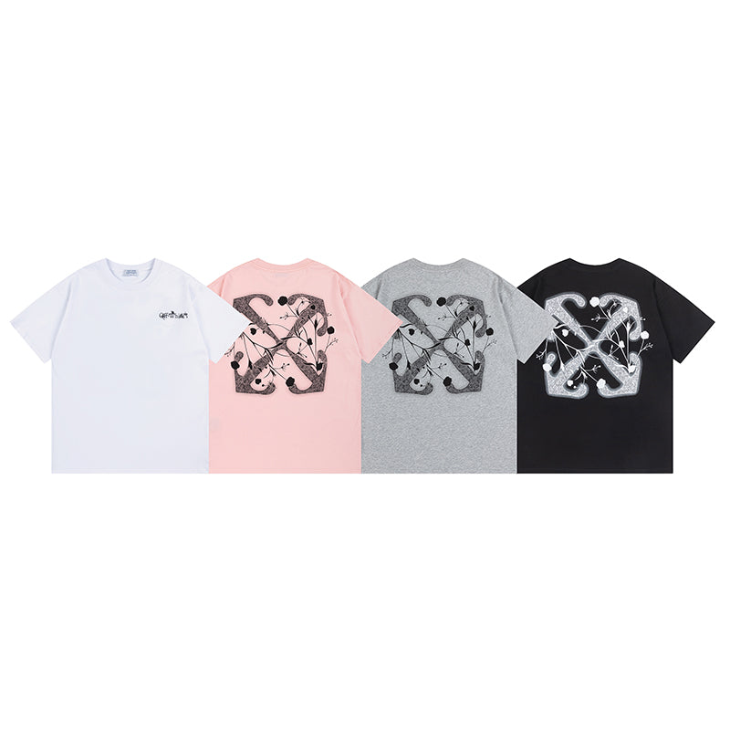 OFF-WHITE Cotton Short-sleeved T-shirt 9012