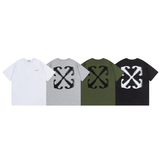 OFF-WHITE Cotton Short-sleeved T-shirt 9001