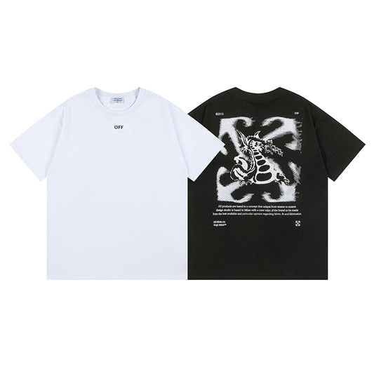 OFF-WHITE Cotton Short-sleeved T-shirt 9008