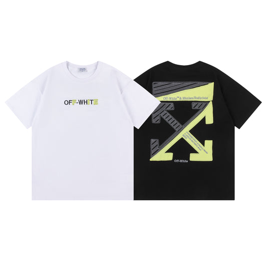 OFF-WHITE Cotton Short-sleeved T-shirt 9037