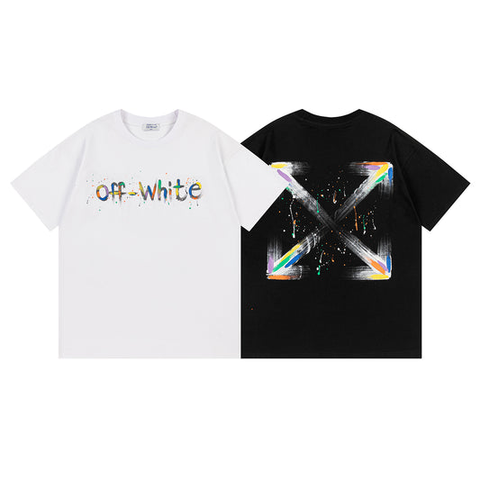 OFF-WHITE Cotton Short-sleeved T-shirt 9069