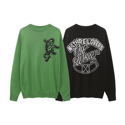 OFF WHITE Crew Neck Sweater 605