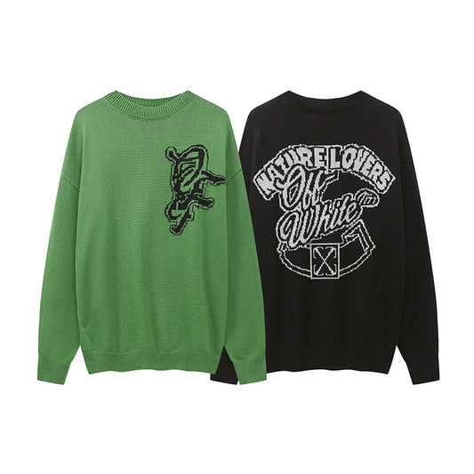 OFF WHITE Crew Neck Sweater 605