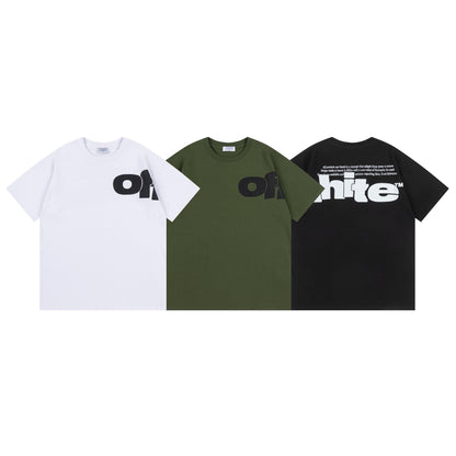 OFF-WHITE Cotton Short-sleeved T-shirt 9021