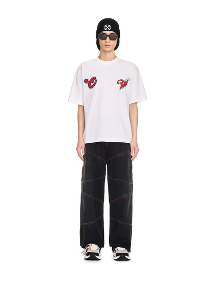 OFF-WHITE Cotton Short-sleeved T-shirt 9003