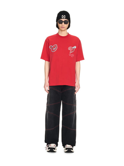 OFF-WHITE Cotton Short-sleeved T-shirt 9003
