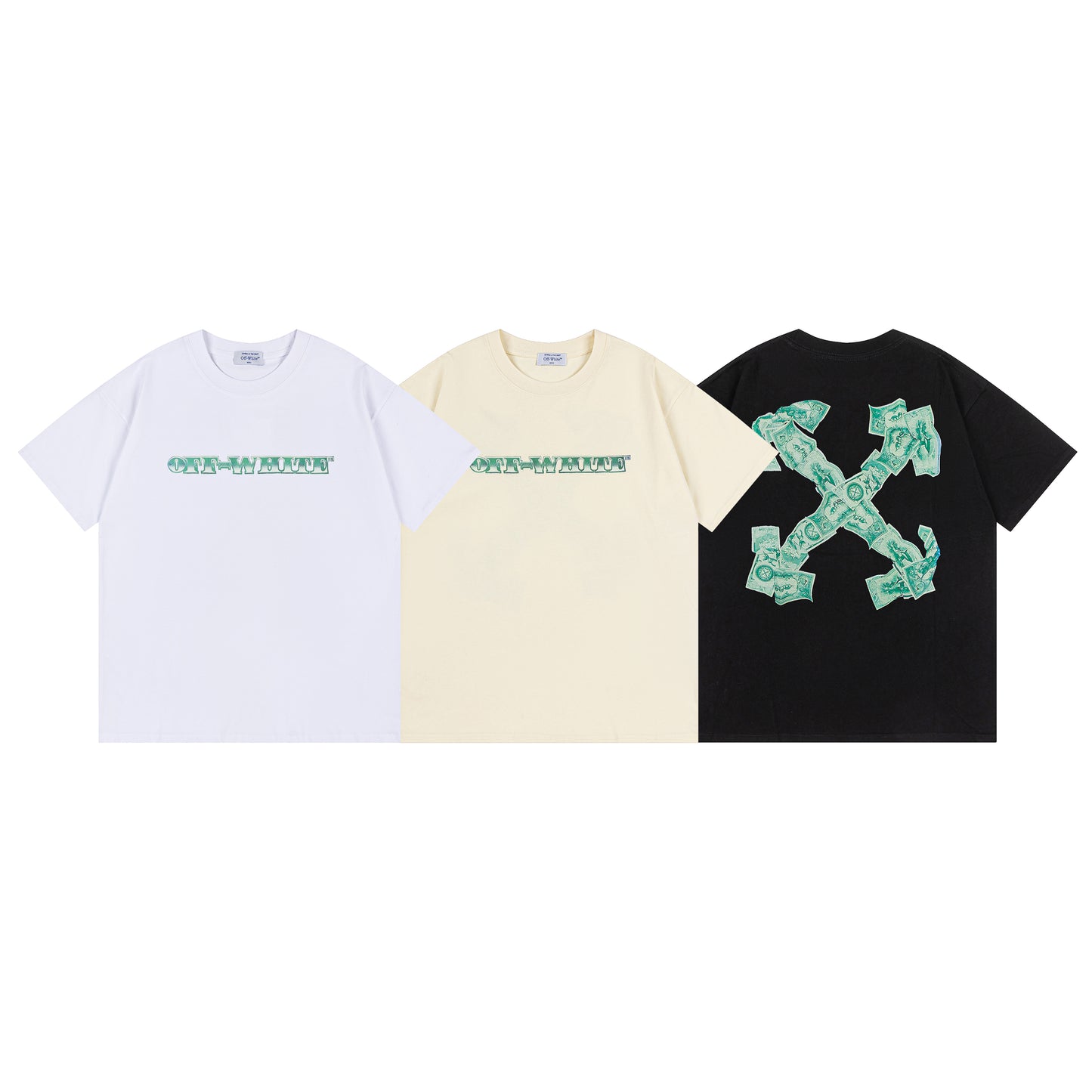 OFF-WHITE Cotton Short-sleeved T-shirt 9015