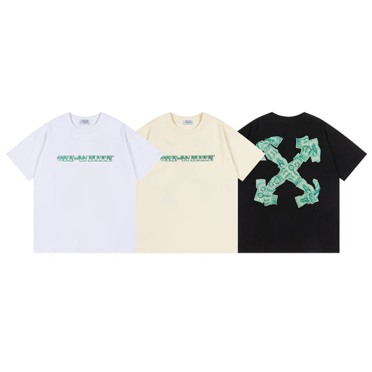 OFF-WHITE Cotton Short-sleeved T-shirt 9015
