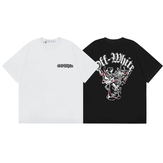 OFF-WHITE Cotton Short-sleeved T-shirt F70