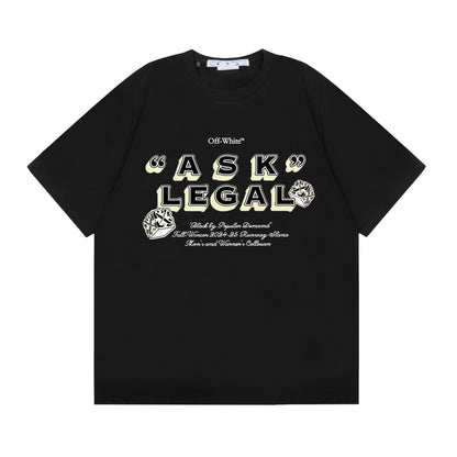OFF-WHITE Cotton Short-sleeved T-shirt F71