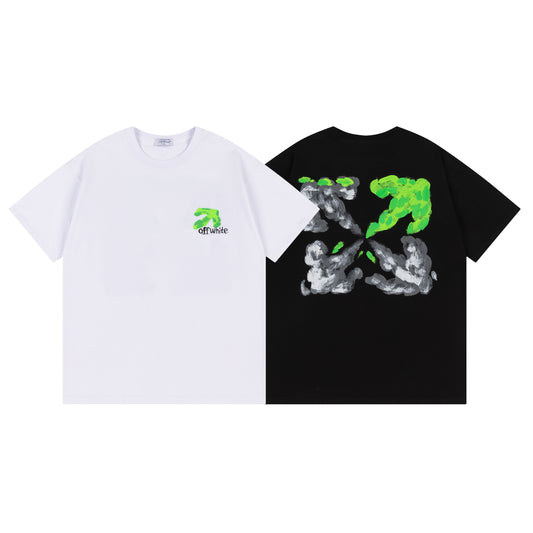OFF-WHITE Cotton Short-sleeved T-shirt 9053