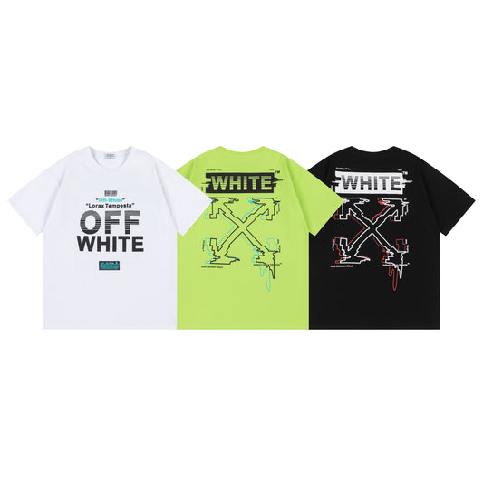 OFF-WHITE Cotton Short-sleeved T-shirt 9055