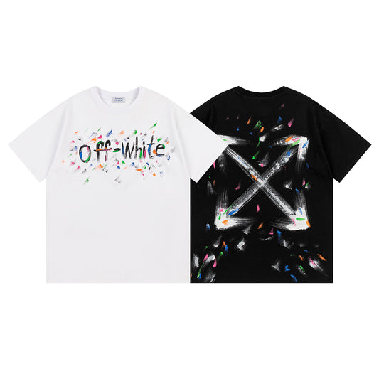 OFF-WHITE Cotton Short-sleeved T-shirt 9068