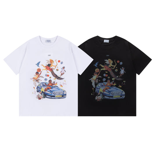 OFF-WHITE Cotton Short-sleeved T-shirt 9031
