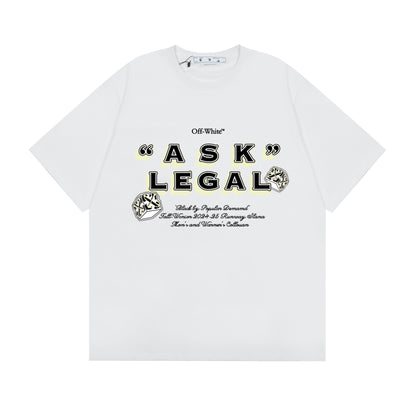 OFF-WHITE Cotton Short-sleeved T-shirt F71