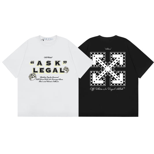 OFF-WHITE Cotton Short-sleeved T-shirt F71