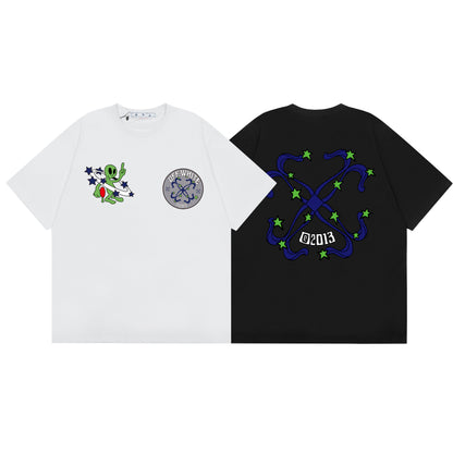 OFF-WHITE Cotton Short-sleeved T-shirt F72