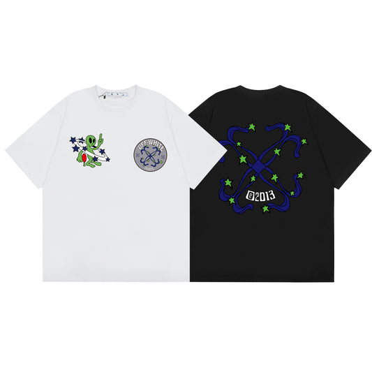 OFF-WHITE Cotton Short-sleeved T-shirt F72