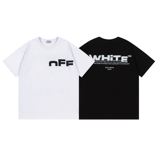 OFF-WHITE Cotton Short-sleeved T-shirt 9059