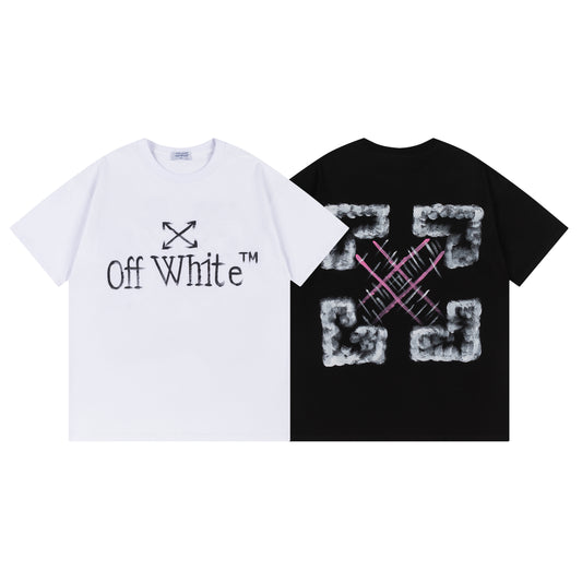 OFF-WHITE Cotton Short-sleeved T-shirt 9056
