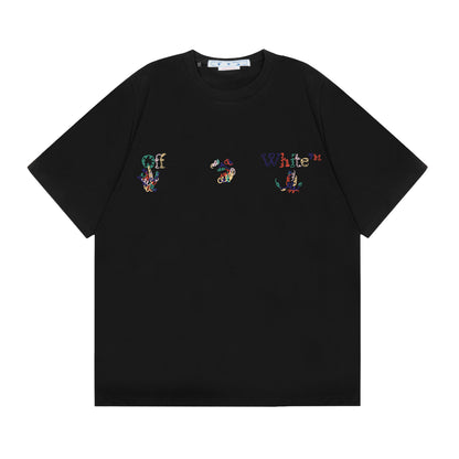 OFF-WHITE Cotton Short-Sleeved T-Shirt F74
