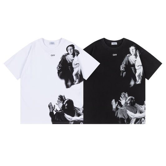 OFF-WHITE Cotton Short-sleeved T-shirt 9023