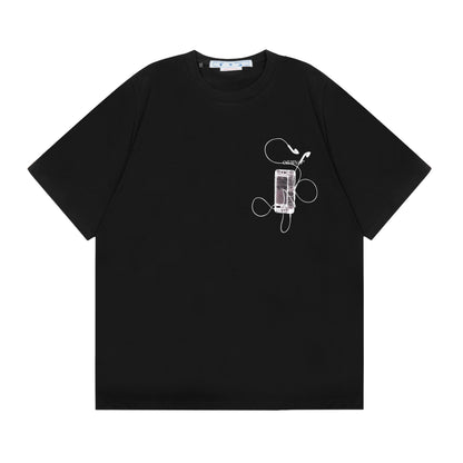 OFF-WHITE Cotton Short-Sleeved T-Shirt F75