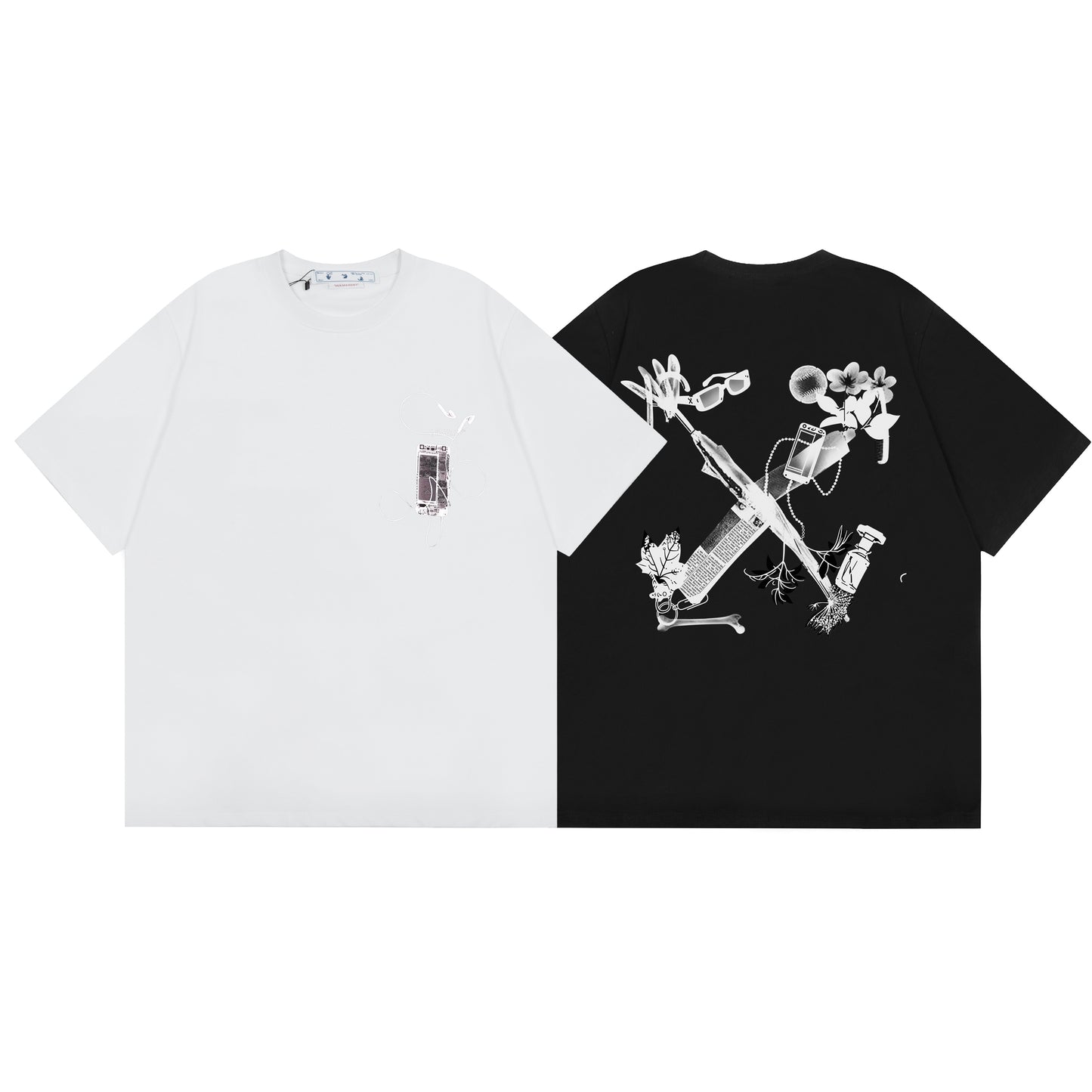 OFF-WHITE Cotton Short-Sleeved T-Shirt F75