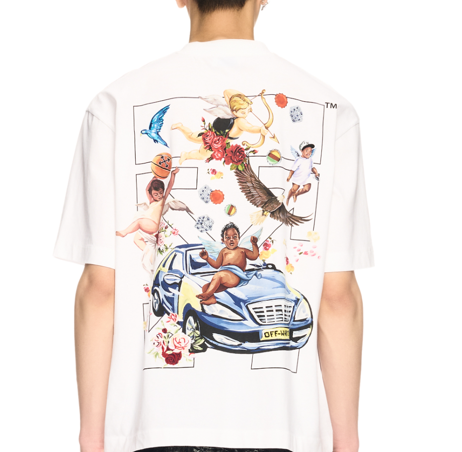 OFF-WHITE Cotton Short Sleeve T-Shirt 9017